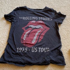 Black Rolling Stones T-Shirt